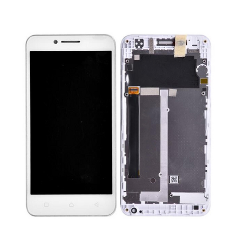 LCD ekran (displej) - Lenovo Vibe C/A2020+touch screen beli+frame.