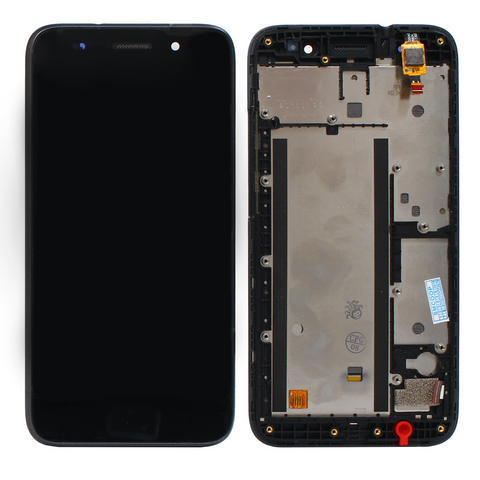 LCD ekran (displej) - Huawei Y3 2017+touch screen crni+frame.