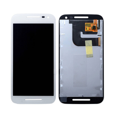 LCD ekran (displej) - Motorola MOTO G3 3rd gen+touch screen beli.