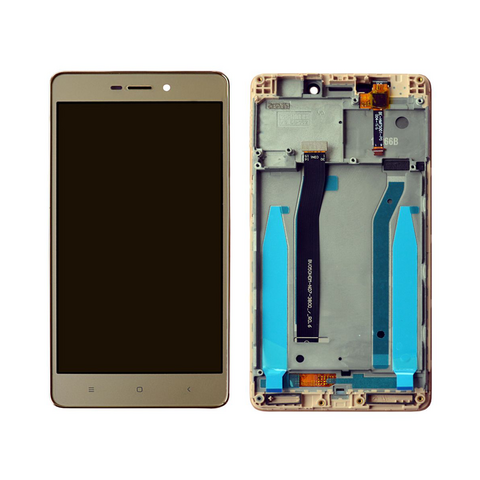 LCD ekran (displej) - Xiaomi Redmi 3+touch screen zlatni+frame.