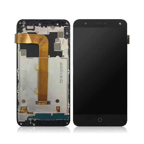 LCD ekran (displej) - Alcatel POP 4/OT-5051d+touch screen+frame crni.