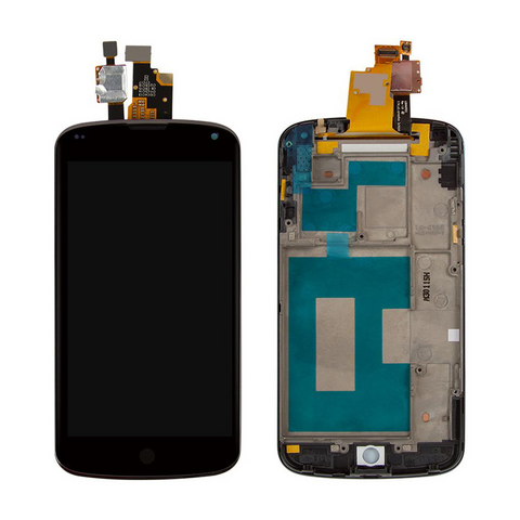 LCD ekran (displej) - LG E960 Nexus 4+touch screen crni rev 1.0+frame.