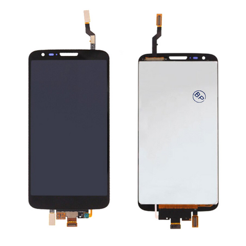 LCD ekran (displej) - LG G2+touch screen crni (D800-siroki konektor).
