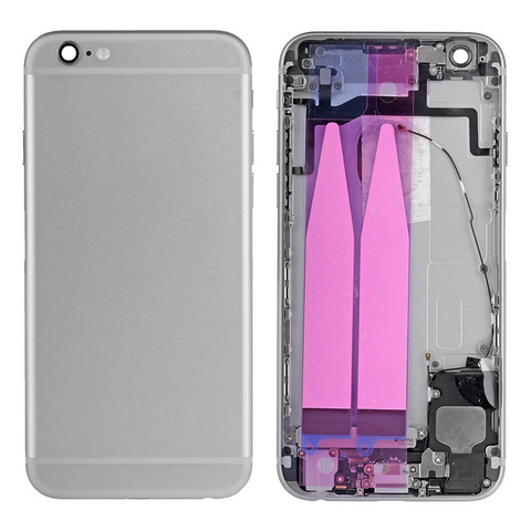 Maska (kuciste, oklop) - Iphone 6S 4.7 sivi sa eletronikom (buzzer+flet za punjenje+power+volume flet).