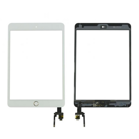 touchscreen - Apple iPad mini 3 beli+home dugme.