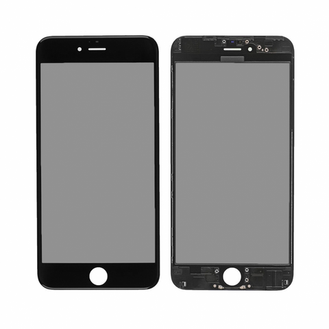 Staklo touchscreen-a+frame+OCA+polarizator - Iphone 6 plus 5,5 crno OCM.