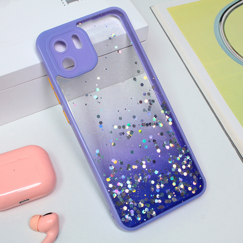 Zastitna futrola okvir Glitter - Xiaomi Redmi A1/Redmi A2 ljubicasta.