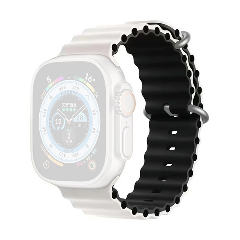 Narukvica Moye Smart Watch Ocean Strap 44/45/49mm White/Black.