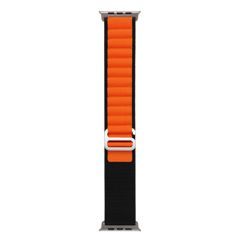 Narukvica Moye Smart Watch Alpine Loop Strap 44/45/49mm crni With Orange.