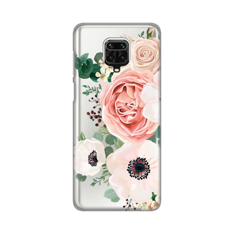 PRINT silikonska futrola skin (ultra tanka) - Xiaomi Redmi Note 9 Pro/Note 9 Pro Max/Note 9S Luxury Pink Flowers.