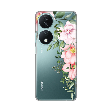 PRINT silikonska futrola skin (ultra tanka) - Huawei Honor X7b Gentle Rose Pattern.