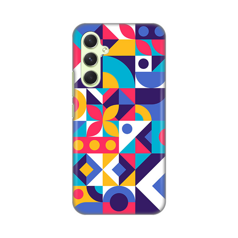 PRINT silikonska futrola skin (ultra tanka) - Samsung A546B Galaxy A54 5G Colorful Mosaic.