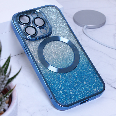 Zastitna futrola Shine Magsafe - iPhone 14 Pro plava.