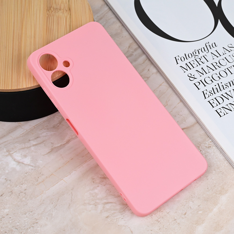 Teracell GIULIETTA silikonska futrola - Samsung A065F Galaxy A06 mat roze.