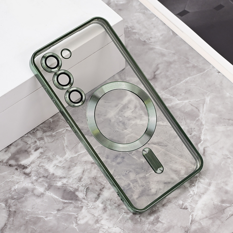 Zastitna futrola Magsafe Lux - Samsung S911B Galaxy S23 zelena.