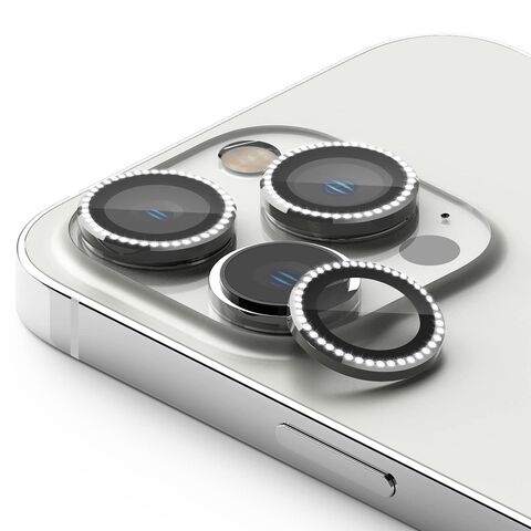 Zastita - kameru DIAMOND za iPhone 16 Pro (6.3)/16 Pro Max (6.9) srebrna (MS).