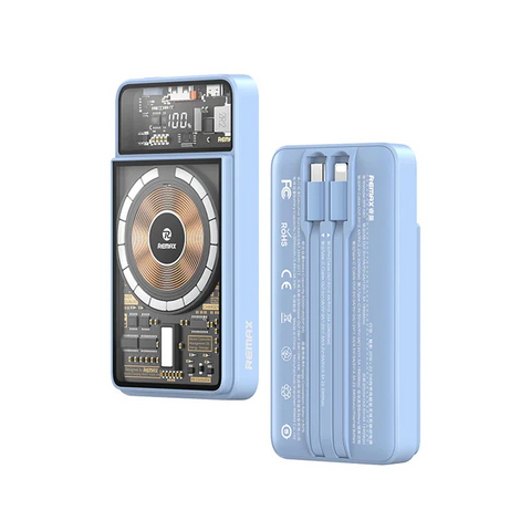 Back Up baterija (univerzalna) REMAX Phantom Series RPP-580 PD 20W+QC 22.5W 10000mAh plavi.