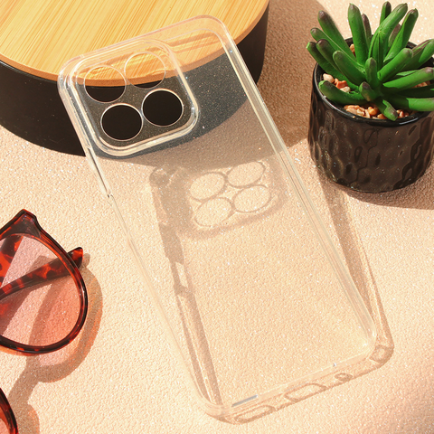 Zastitna futrola Sparkle Dust - Huawei Honor X8a Transparent.