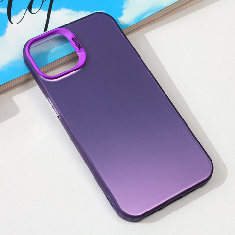 Zastitna futrola providna - iPhone 15 ljubicasta.