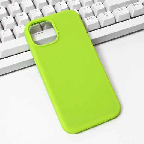 Zastitna futrola Summer color - iPhone 15 neon zuta.