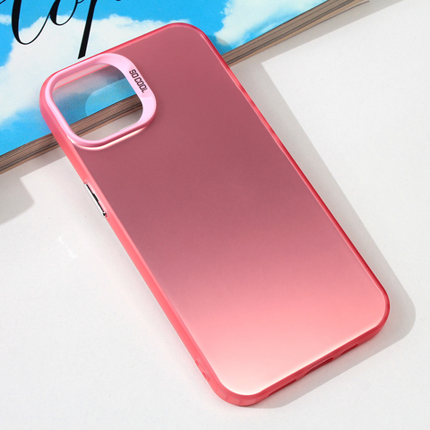 Zastitna futrola providna - iPhone 15 roza.