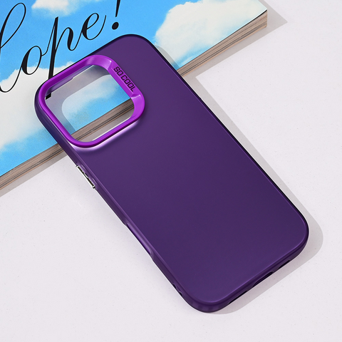 Zastitna futrola providna - iPhone 16 Pro ljubicasta.