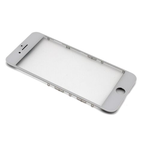 Staklo touchscreen-a - Iphone 7 + okvir + OCA stiker (Crown Quality) beli (MS).