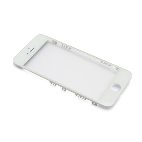 Staklo touchscreen-a - Iphone 5S sa frejmom + OCA sticker beli (MS).