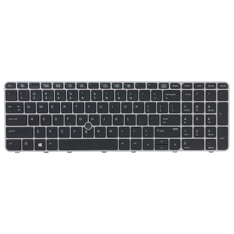 Tastatura - laptop HP 850 G3 sivi okvir sa misem.