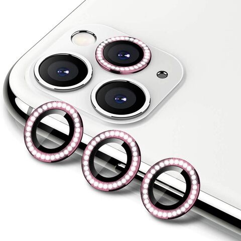 Zastita - kameru DIAMOND PREMIUM za Iphone 11 Pro/11 Pro Max pink (MS).