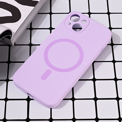 Zastitna futrola Magsafe Pure color - iPhone 15 6.1 lila.