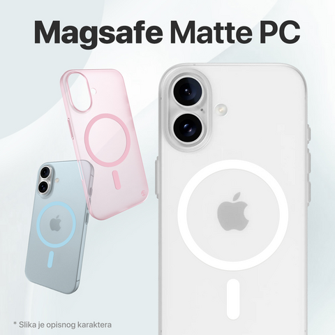 Zastitna futrola Magsafe mat PC - Samsung A256 Galaxy A25 5G roze.
