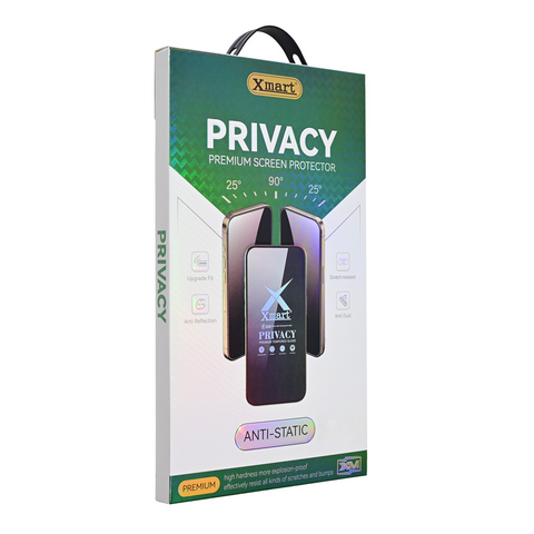 Zastitno staklo Tempered glass (zastitno staklo za ekran) X mart 9D Privacy - iPhone 16 6.1.