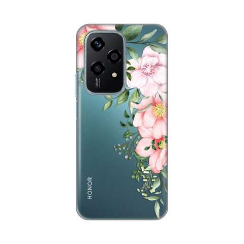 PRINT silikonska futrola skin (ultra tanka) - Huawei Honor 200 Lite Gentle Rose Pattern.