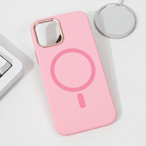 Zastitna futrola Magsafe - iPhone 12 6.1 roze.