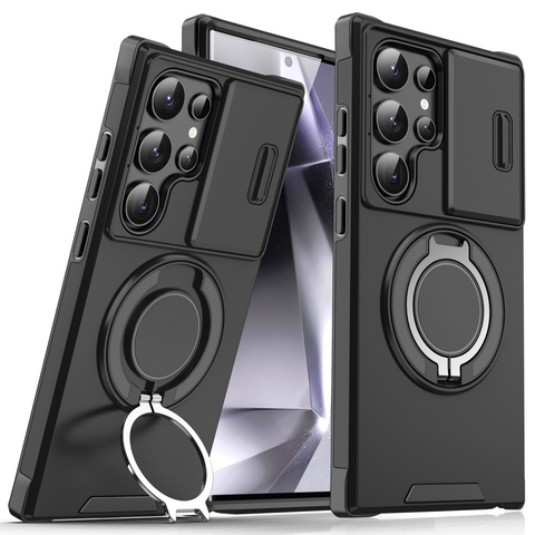 Zastitna futrola CamShield Ring stand - Samsung S928B Galaxy S24 Ultra crna.