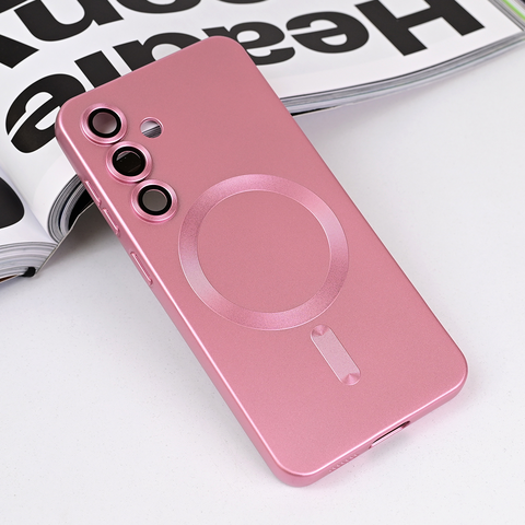 Zastitna futrola Magsafe Chrome - Samsung S921B Galaxy S24 roze.