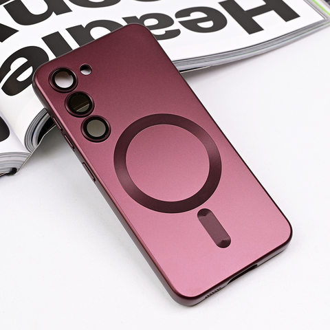 Zastitna futrola Magsafe Chrome - Samsung S911B Galaxy S23 5G bordo.