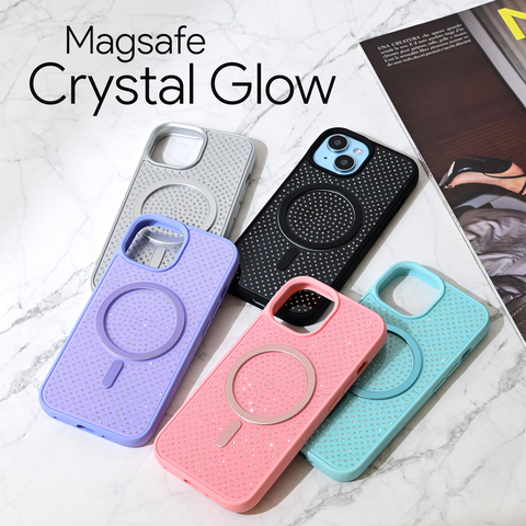 Zastitna futrola - Magsafe Crystal Glow za Samsung S918B Galaxy S23 Ultra crna.