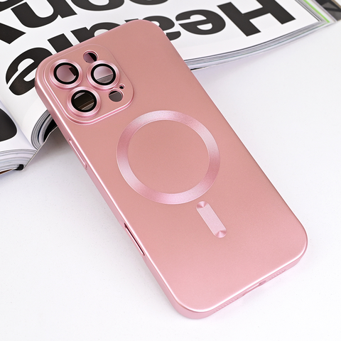 Zastitna futrola Magsafe Chrome - iPhone 16 Pro Max 6.9 roze.