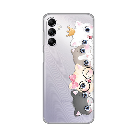 PRINT silikonska futrola skin (ultra tanka) - Samsung A145R Galaxy A14 4G Cats.