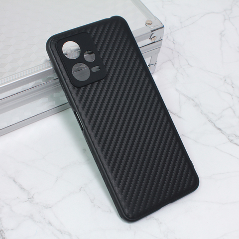 Zastitna futrola Carbon fiber - Xiaomi Redmi Note 12 5G (EU) crna.