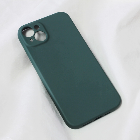 Zastitna futrola Teracell Soft Velvet - iPhone 14 Plus tamno zelena.