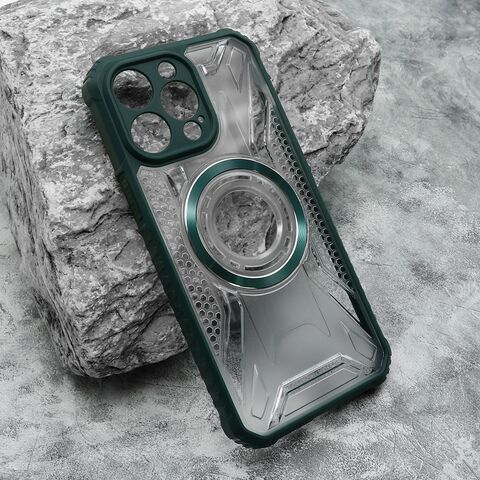 Zastitna futrola LENS MAGSAFE - iPhone 15 Pro Max (6.7) zelena (MS).