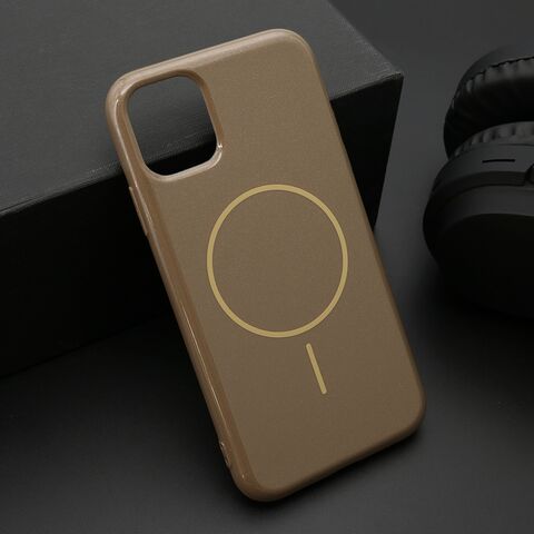 Zastitna futrola JELLY MagSafe - iPhone 11 (6.1) tamno zlatna (MS).