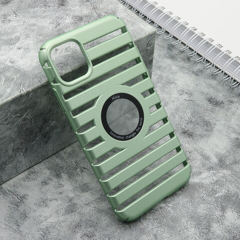 Zastitna futrola LINES LOGO CUT - iPhone 11 (6.1) mint (MS).