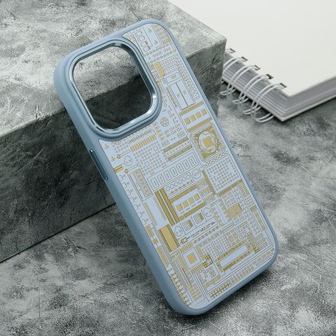 Zastitna futrola MACHINERY - iPhone 14 Pro (6.1) plava (MS).