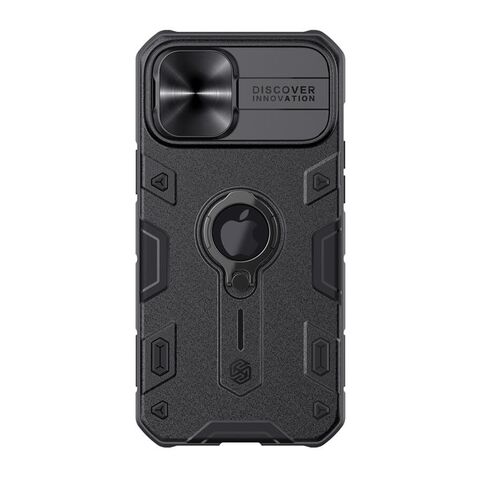 Zastitna futrola Nillkin Cam Shield Armor - Iphone 12/12 Pro (6.1) crna with logo (MS).