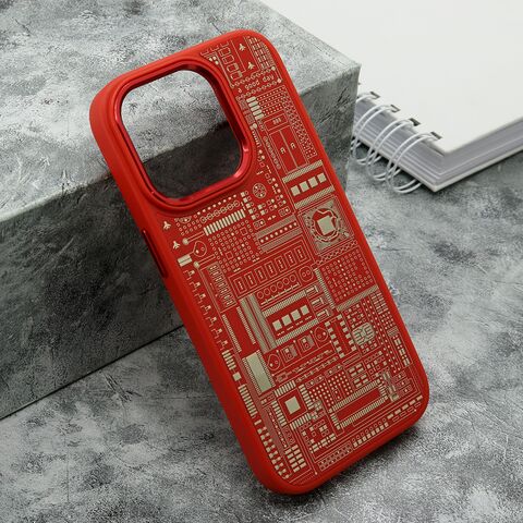 Zastitna futrola MACHINERY - iPhone 14 Pro (6.1) crvena (MS).