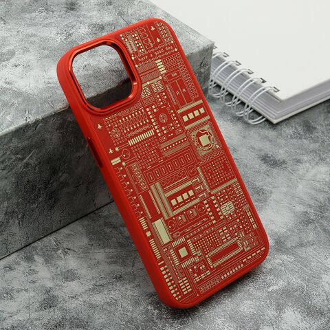 Zastitna futrola MACHINERY - iPhone 14 (6.1) crvena (MS).